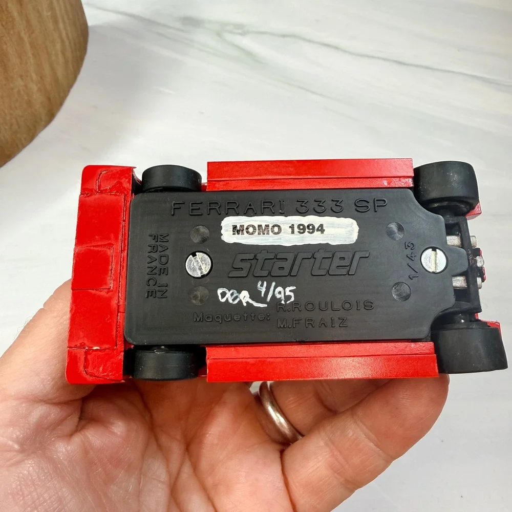 Ferrari 333 SP Momo 1994 Starter 1:43 Scale Model Built by Robb Brown Red